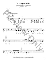 Kiss The Girl EPRINT Guitar and Fretted sheet music cover